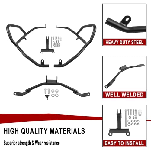 Highway Crash Bar Engine Guard Compatible with Honda CRF1100L CRF 1100L Africa Twin Adventure Sports DCT 2024 2025 (upper) - size: upper