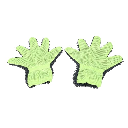 VBESTLIFE 5 Finger Car Wash Mitts, Double Sided Chenille Microfiber Cleaning Gloves for Auto Detailing Trucks Motorcycles Boats