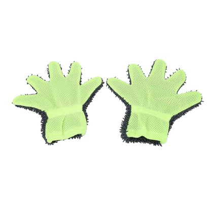 VBESTLIFE 5 Finger Car Wash Mitts, Double Sided Chenille Microfiber Cleaning Gloves for Auto Detailing Trucks Motorcycles Boats