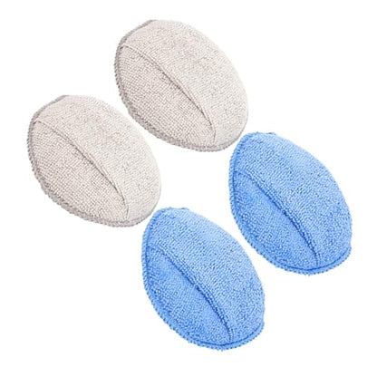 4pcs Car Wax Applicator Pads Microfiber Buffing and Polishing Sponge Set for Vehicle Cleaning and Detailing, Ultra-Soft Round Wax Pads Suitable for Cars, Motorcycles, and Bicycles