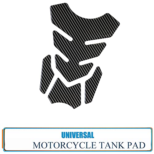 Motorcycle Tank Pad Gas Tank Protector, 3D Motorcycle Tank Sticker Protector Decal Gas Oil Fuel Tank Pad Protector 4 pieces
