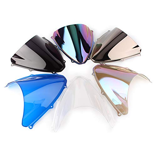 Motorcycle Windshield Fits uzuki GSXR 600/750 2006-2007 K6, Iridium - color: Iridium