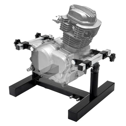 Heavy Duty Motorcycle Engine Stand, Adjustable Motorcycle Motor Stand for Car/Engine Repair, 1000 lb Capacity, Durable Steel Construction, Easy Assembly & 360° Rotation