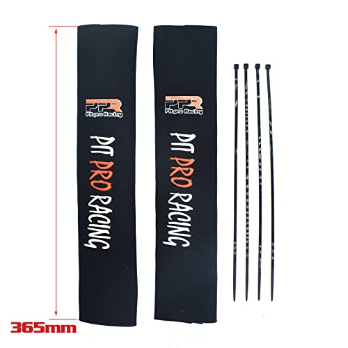 Front Fork Protector, Shock Absorber Guard Wrap Cover Fits for CRF YZF KLX Dirt Bike Motorcycle ATV Quad Motocross - size: Front Protector