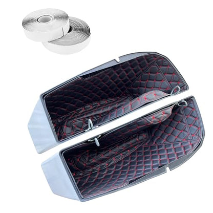 Saddlebag Liners Carpet Insert Fits for 2024 Road Glide Street Glide CVO Road Glide CVO Street Glide CVO Road Glide ST (red) - color: red