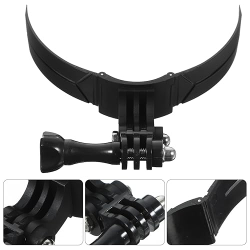 Happyyami Motorcycle Helmet Chin Mount Kit with Firm Camera Fixation and Abs Material, Universal Holder for Motorcycle Helmets and Other Devices, for Secure Action Camera Installation