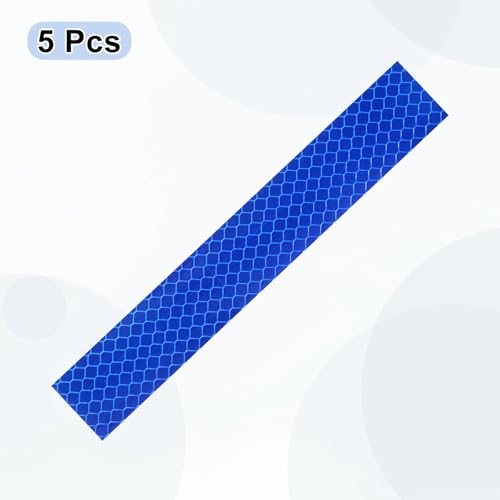 HARFINGTON Reflective Stickers High Visibility Diamond-Grade Reflective Adhesive Tape Waterproof for Bike Car Motorcycle Trailer - color: Blue