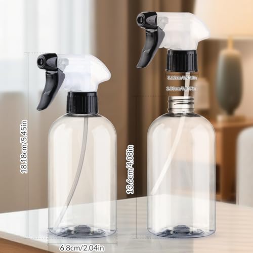 Spray Bottles BPA free Plastic Spray Bottle 10oz/300ml Adjustable Sprayer Empty Refillable Container Mist Stream for Watering Plants, Pet Training, Kitchen Cleaning - color: Dual-color