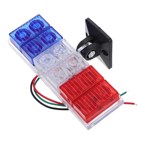 Motorcycle Strobe Light High Brightness Rear Warning Lamp for Cars Dual Tail Light for Enhanced Night Visibility and Safety