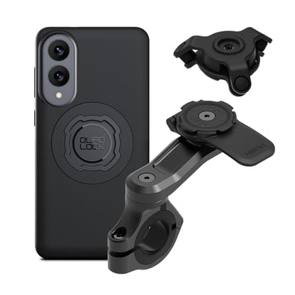 Quad Lock Motorcycle Handlebar Mount PRO Kit with Vibration Dampener and MAG Phone Case for Galaxy S25 Edge - size: Galaxy S25 Edge