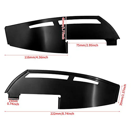Motorcycle Driver Floorboard Heel Guard Fit For Harley Softail 86-17 Touring FLD 2012-2016 Touring Electra Glide Road Glide Road King Street Glide Black - color: Black