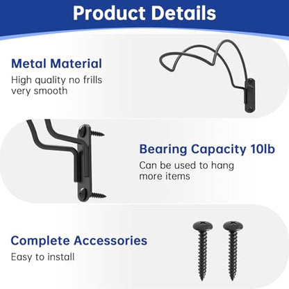 Helmet Wall Mount Display, Football Helmet Holder, 2 Pack | Heavy Duty, Solid Steel, Football Helmet Holder, Garage Organizer, Fits Baseball Gear - size: 2 Pack