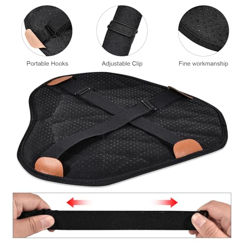SaferCCTV Motorcycle Seat Cover ATV Padded Seat Protector,Motorcycle Seat Cushion Air Cooling 3D Motorcycle Seat Pad(New Size L) - size: New Size L