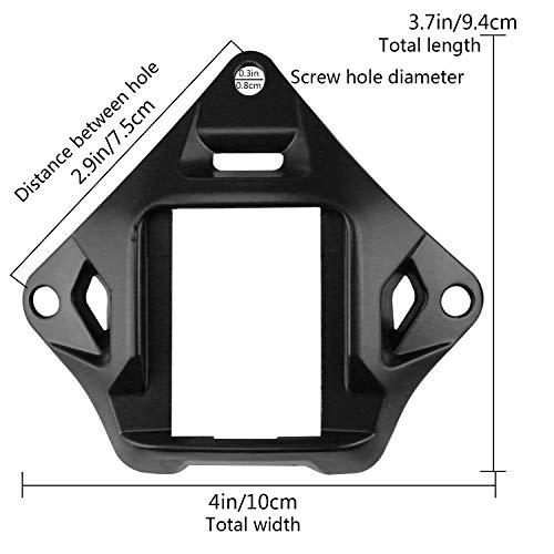 Tactical Helmet NVG Mount Shroud Steel Sports Camera Bracket Base for Fast Helmet - color: Black