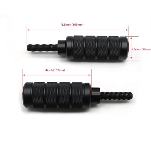 MZS Motorcycle Frame Slider CNC Kits Compatible with Sportster Iron 883 1200 XL883 XL1200 2004-2022, 4" Upper Shock Mount Rear Falling Anti Crash Protector Guards Aluminum Black - size: Sportster 883 1200
