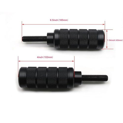 MZS Motorcycle Frame Slider CNC Kits Compatible with Sportster Iron 883 1200 XL883 XL1200 2004-2022, 4" Upper Shock Mount Rear Falling Anti Crash Protector Guards Aluminum Black - size: Sportster 883 1200