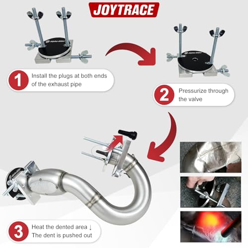 2-Stroke Pipe Dent Repair Kit – Compatible with 2-Stroke Exhaust Motorcycles, Easy-to-Use, Durable, High-Quality Repair Tool Set for Exhaust Pipe Dents, Includes All Necessary Parts