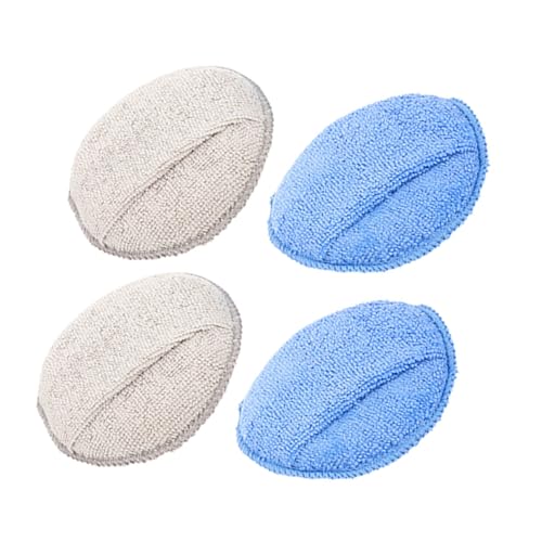 4pcs Car Wax Applicator Pads Round Microfiber Cleaning Buffing Sponges for Polishing Vehicles Lightweight Versatile Scratch Maintenance for Cars Motorcycles and