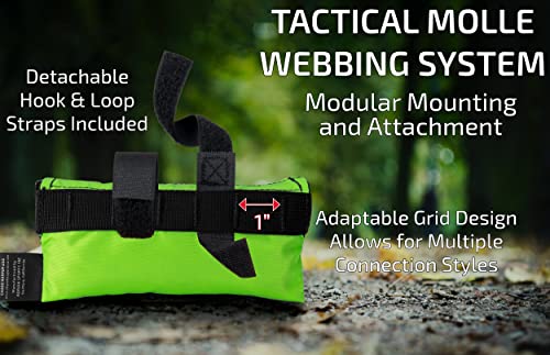 Chase HarperUSA 9100 - Buddy Tow - Tough Military spec Nylon Webbing (1785 lb. Test) 12' x 1" - Lime Green - color: Lime Green, size: 1" Webbing
