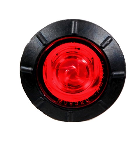 Maxxima M09320R Clearance Marker Light (3/4" 1 LED P2, Grommet and Bullet Connector included) - color: Red