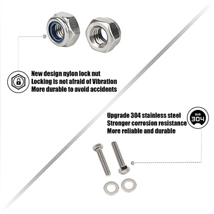 Kinglemc Crash Bar Engine Guard Highway Bar for Harley Davidson Touring Road Glide Road King Street Glide Electra Glide CVO and Trike Models 09-25 (Mustache Silver) - color: Chrome-Mustache