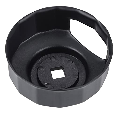 Motorcycle Oil Filter Cap Wrench Tool Compatible with Harley Davidson 1984-2023 Spin-on Oil Filters, Twin Cam Models with 76 x 14 Flutes