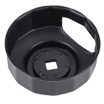 Motorcycle Oil Filter Cap Wrench Tool Compatible with Harley Davidson 1984-2023 Spin-on Oil Filters, Twin Cam Models with 76 x 14 Flutes