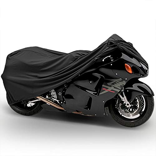 Superior Travel Dust Motorcycle Sport Bike Cover: Fits Up To Length 90" - All Sport Bikes & Small To Medium Cruiser Bikes - For Yamaha Honda Suzuki Kawasaki Ducati Triumph Motorcross