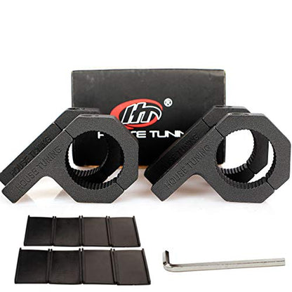 Tube Clamps 4pcs 1.5 inch Mounting Bracket,Roof Roll Bar Cage Holder Bar Clamp 1 1/2" for Work HID LED Light Bar (1.5"- Clamp Mount kit) - size: 1.5"-Clamp Kit