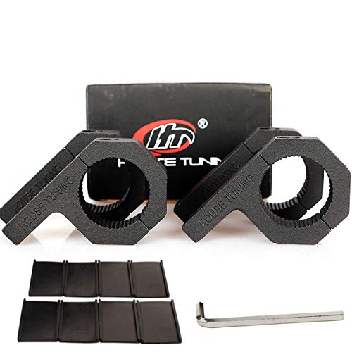 Tube Clamps 4pcs 1.5 inch Mounting Bracket,Roof Roll Bar Cage Holder Bar Clamp 1 1/2" for Work HID LED Light Bar (1.5"- Clamp Mount kit) - size: 1.5"-Clamp Kit