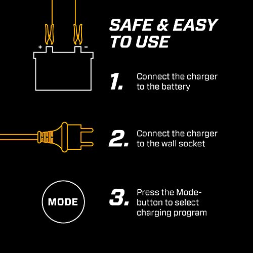CTEK (56-865) US 0.8 12 Volt Fully Automatic 6 Step Battery Charger,Black