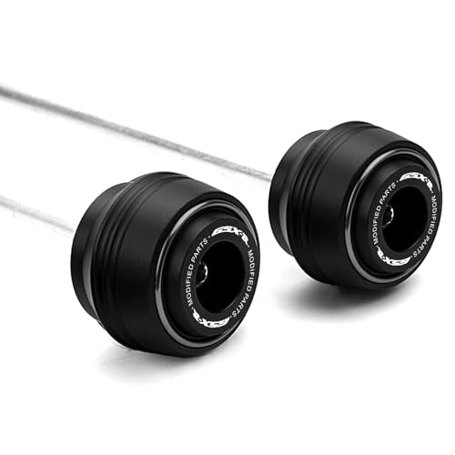 Motorcycle Front Rear Fork Sliders Wheel Frame Slider Crash Protector Axle Slider Crash Pads Compatible With 2026 GSXR 600 GSX-R 750 1000 GSX-R750 gsx-r600 gsxr1000 r (Grey) - color: Grey