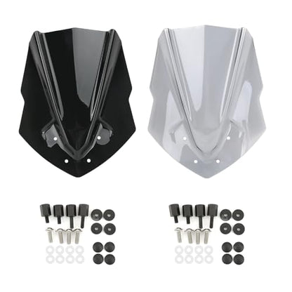Windshield Spoiler ABS Plastic Motorcycle Windshield WindScreen for MT125 2015 2016 2017 2018 2019 MT-125 - color: Color-11