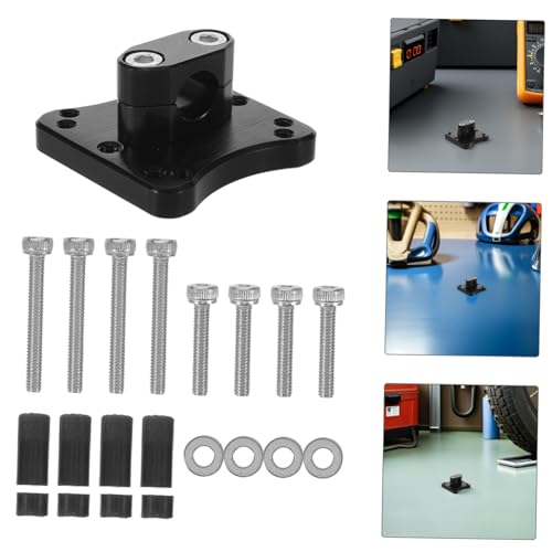 Motorcycle GPS Navigation Bracket 12mm Handlebar Clamp Mount for Riding Navigation Devices Compatible with Amp Setting Dark Color