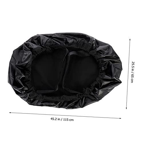 OUNONA Waterproof Motorcycle Seat Cover Flexible Sun Protection Pad for Bikes