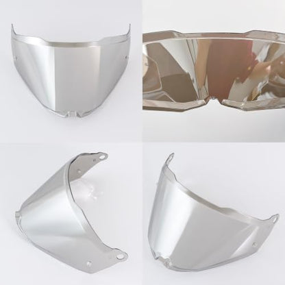 Blaze 2 Helmet Visor Replacement.Blaze 2 Outer Face Shield UV Protection Compatible with Blaze 2,Pioneer 2,MX702 (Revo Clear Silver-Day&Night Use) - color: Revo Clear Silver-day&night Use