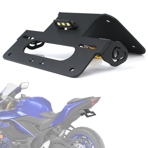 Xitomer Fender Eliminator Fit For YZF-R25 2014-2024, YZF R3 MT-25 MT-03 2015-2026 Fender Eliminator kits Tail Tidy with Led License Plate Light