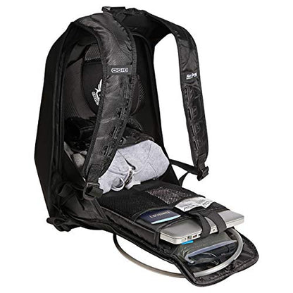 OGIO 123008.36 No Drag Mach 1 Motorcycle Backpack - Stealth Black, 19"H x 12.5"W x 6.5"D