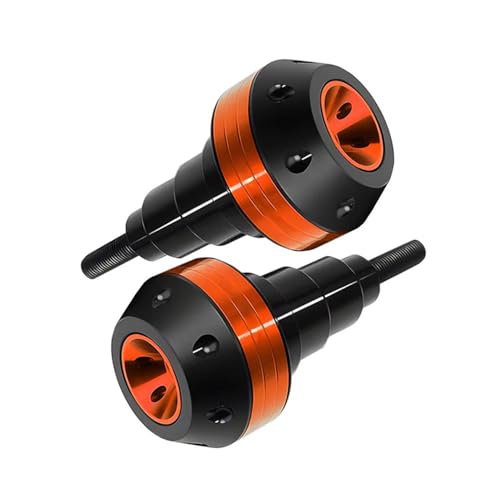 Motorcycle Frame Sliders Crash Protector for Kawasaki Ninja 300 2013-2018 CNC Aluminum Exhaust Anti-Fall Protection Bar Engine Guard Bumper Accessories,Orange Style - color: Orange Style