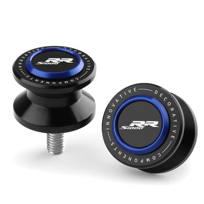Motorcycle M8 Swingarm Spools Slider Compatible With BMW S1000RR 2009-2020 2021 2022 2023 2024 2025 | Swing Arm Stand Screws Bobbins S 1000RR 1000 RR S1KRR Accessories (black-3) - color: black-3