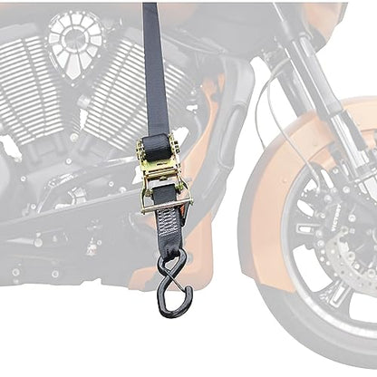 Extreme Max 5600.3204 Deluxe Motorcycle Wheel Chock/Tie-Down Kit - style: Deluxe