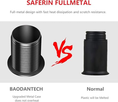 USB C Car Charger Socket, Marine Grade 12V Outlet with Dual 18W PD Ports & QC 3.0 Fast Charging, IP66 Waterproof Aluminum Flush Mount for Car, Boat, RV, Marine