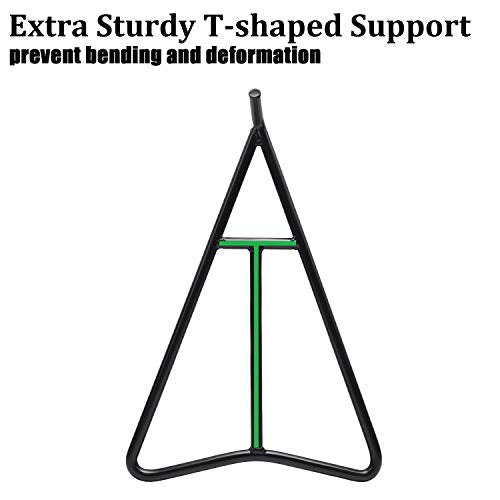 Eapele Triangle Stand for Dirt Bike, Solid Steel Structure Dirt Bike Stand, Universal for 80-500cc Supermoto Motocross Enduro Pit Bike-Black