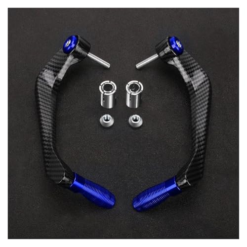Motorcycle CNC Handlebar Handguard Brake Clutch Levers Hand Guard Protector For Ducati Monster 821 695 696 797 1200 1200S 1100(Blue) - color: Blue