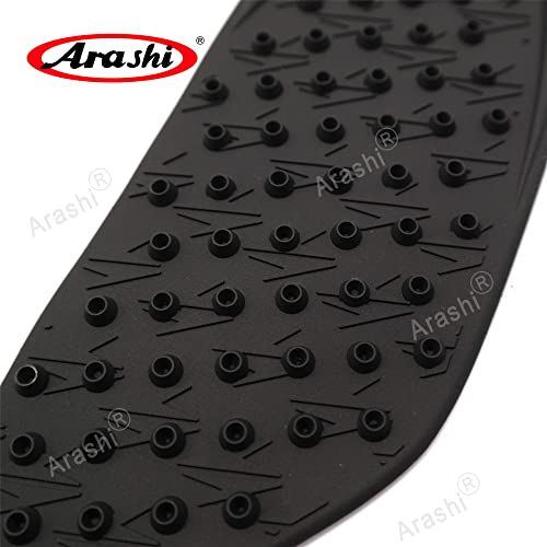 Arashi Black Gas Fuel Tank Side Pads Protector Knee Grip Traction for Yamaha YZF R6 2006-2007
