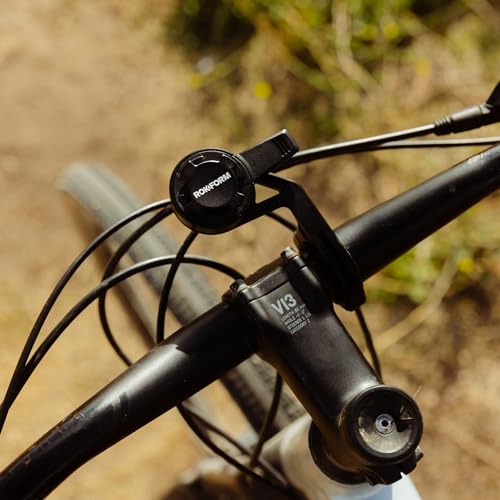 Rokform - Over the Top Bike Phone Mount, Fits 4 Sizes of Bars 22.2-35mm (⅞-1⅜”), Bicycle Handlebar Mount Designed Twist Lock iPhone, Galaxy, Pixel Cases or Universal Adapter (Black)