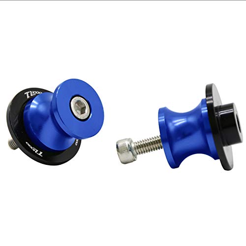 for Suzuki TL1000S / TL1000R All Year TL1000 R S TL 1000 R S 8mm Motorcycle Swingarm Sliders Spools Swingarm Stand Screws Slider Anti-Fall Frame Sliders - color: Blue