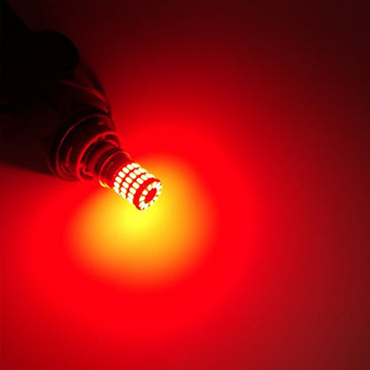 iBrightstar 9-30V Extremely Bright 1156 1141 1003 BA15S LED Bulbs Replacement for Rv Tail Brake Lights, Brilliant Red - color: Brilliant Red, style: 1156