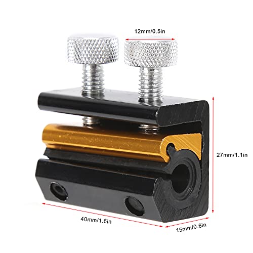 Aramox Cable & Chain Lubricator Tool Luber Oiler Kit for Motorcycle ATV Aluminum & Rubber (Black Gold) - color: Black Gold
