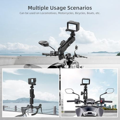 Double Socket Arm,Extension Arm Compatible with RAM Mounts Any B Size 1" Ball Head Components & Bike Motorcycle Car Phone Mount Holder with 1'' Ball Adapter, Aluminum Alloy Long 5.9", 75003 - size: Large socket arm